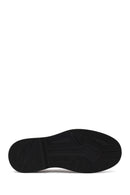 Male Black Thick-Soled Leather Casual Loafer | Derimod