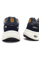 Derimod Studio Men's Navy Blue Lace-Up Thick-Soled Sneaker | Derimod