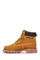 Caterpillar Women's Yellow Nubuck Leather Colorado Boots | Derimod
