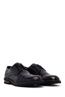Male Black Lace-up Leather Casual Shoes | Derimod