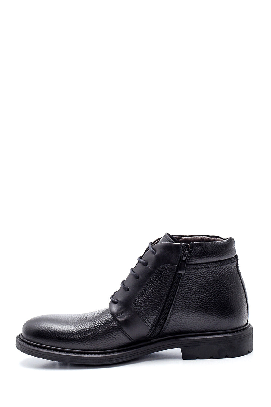 Men's Leather Zippered Classic Boots