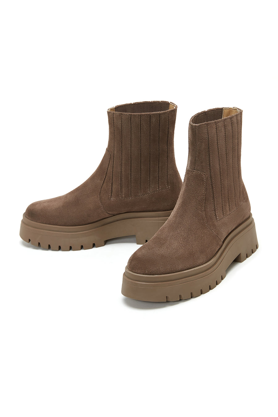 Women's Suede Leather Chelsea Boots