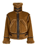 Stokholm Kadın Camel Oversize Teddy Mont | Derimod