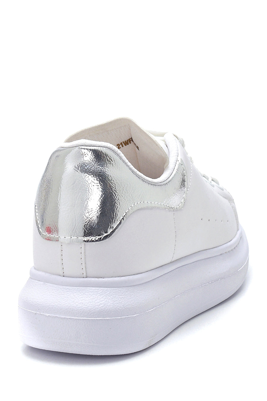 Kadın Beyaz Kalın Tabanlı Sneaker