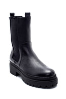 Women's Leather Thick Soled Boots | Derimod