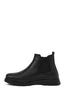 Men's Black Leather Chelsea Boots | Derimod