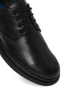Male Black Lace-up Leather Casual Shoes | Derimod