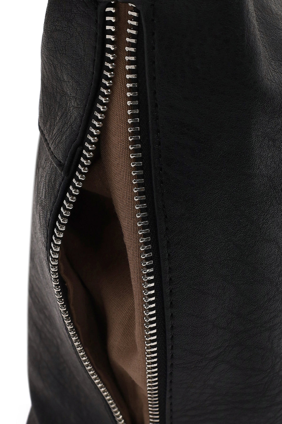 Woman Black Long-Strap Shoulder Bag