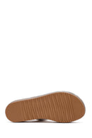 Women's White Thick-Soled Braided Sandals | Derimod