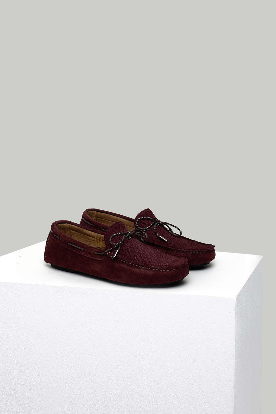 Printed Men's Leather Loafer