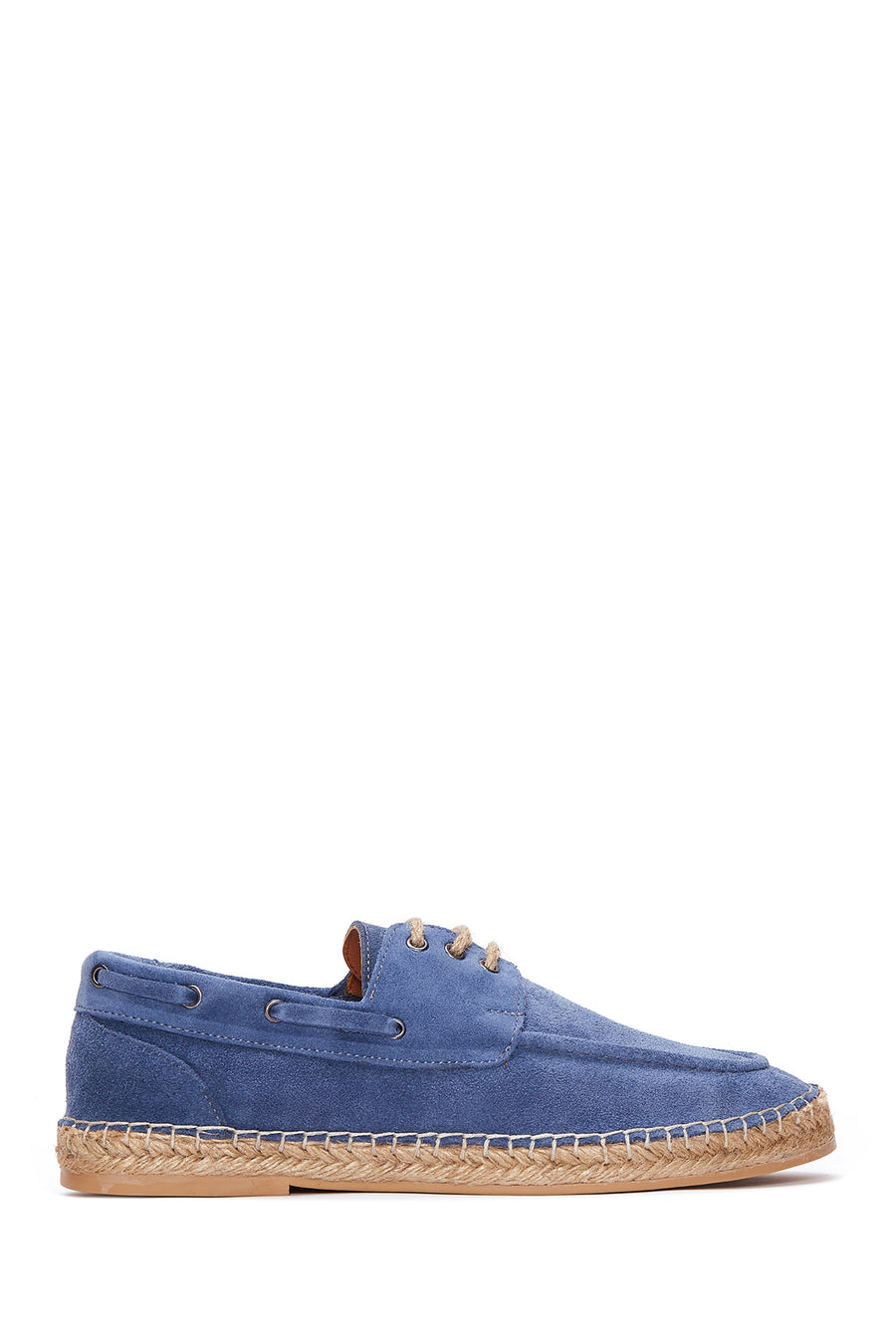 Erkek Mavi Süet Deri Espadril 22SFD608010 | Derimod