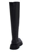 Women's Leather High Sole Boots | Derimod