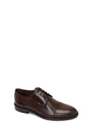 Male Brown Lace-up Leather Casual Shoes | Derimod