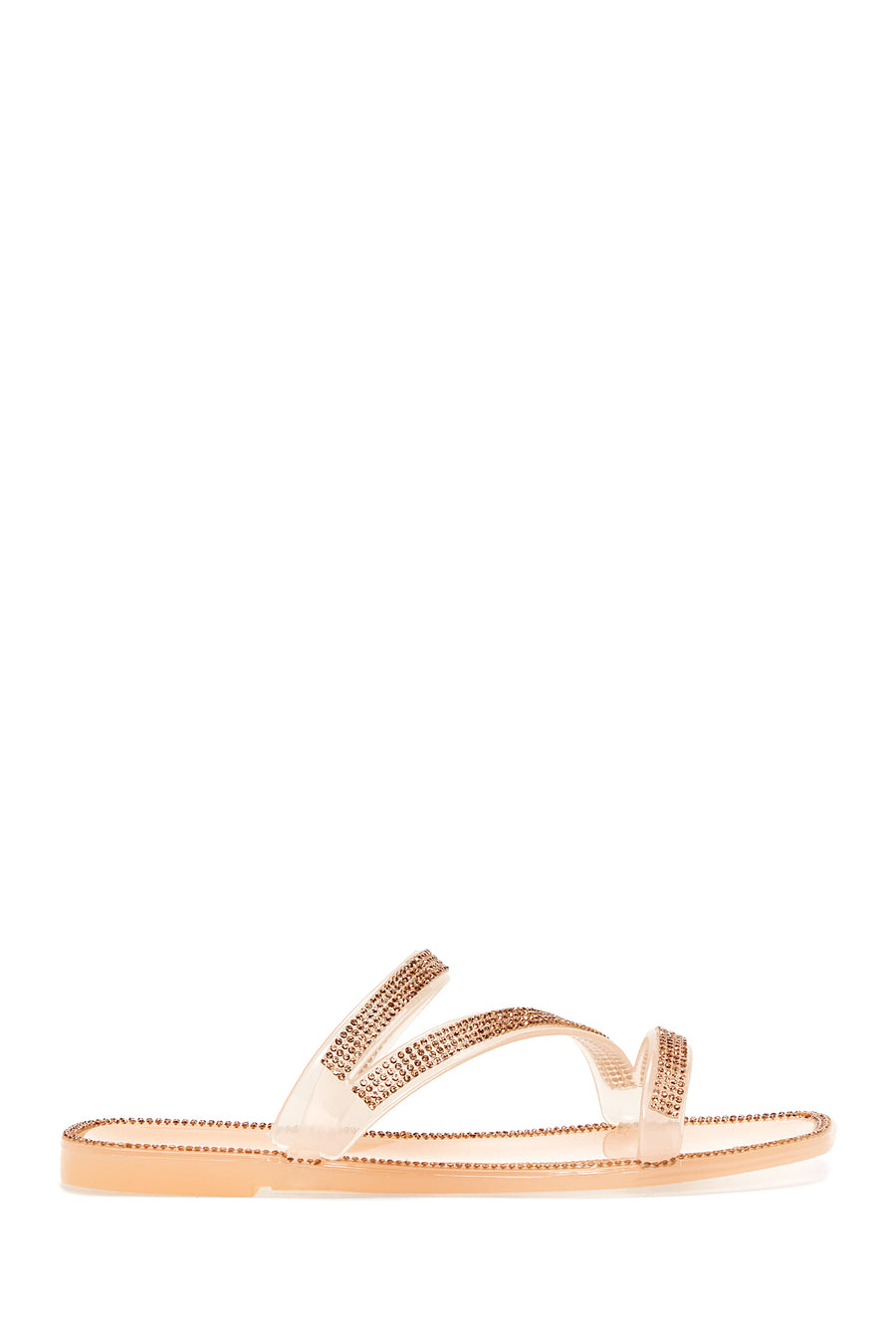 Women's Pink Jelly Stone Slippers