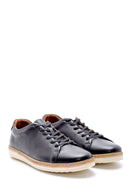 Erkek Delikli Deri Sneaker | Derimod
