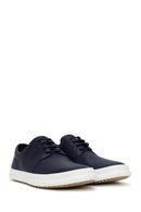 Camper Men's Navy Blue Chasis Lace-Up Leather Casual Shoes | Derimod