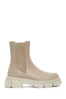 Women's Mink Leather Chelsea Boots | Derimod
