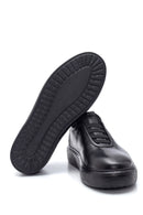 Men's Black Leather Sneaker | Derimod