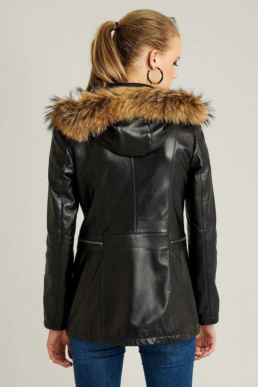 Haitian Women's Leather Jacket
