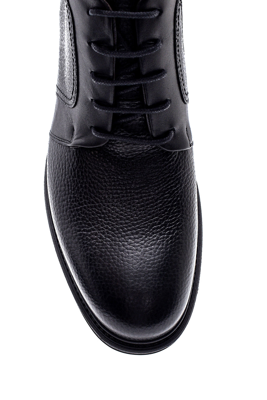 Men's Leather Zippered Classic Boots