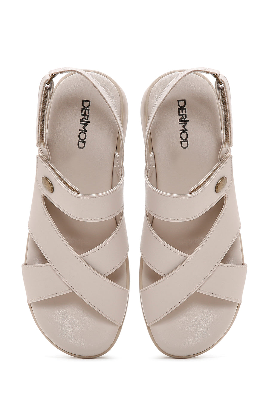 Kadın Bej Comfort Sandalet