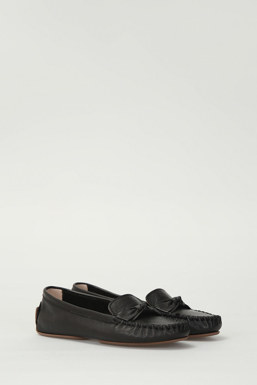 Black Women's Leather Loafer