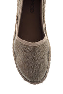 Women's Leather Espadrille Shoes | Derimod