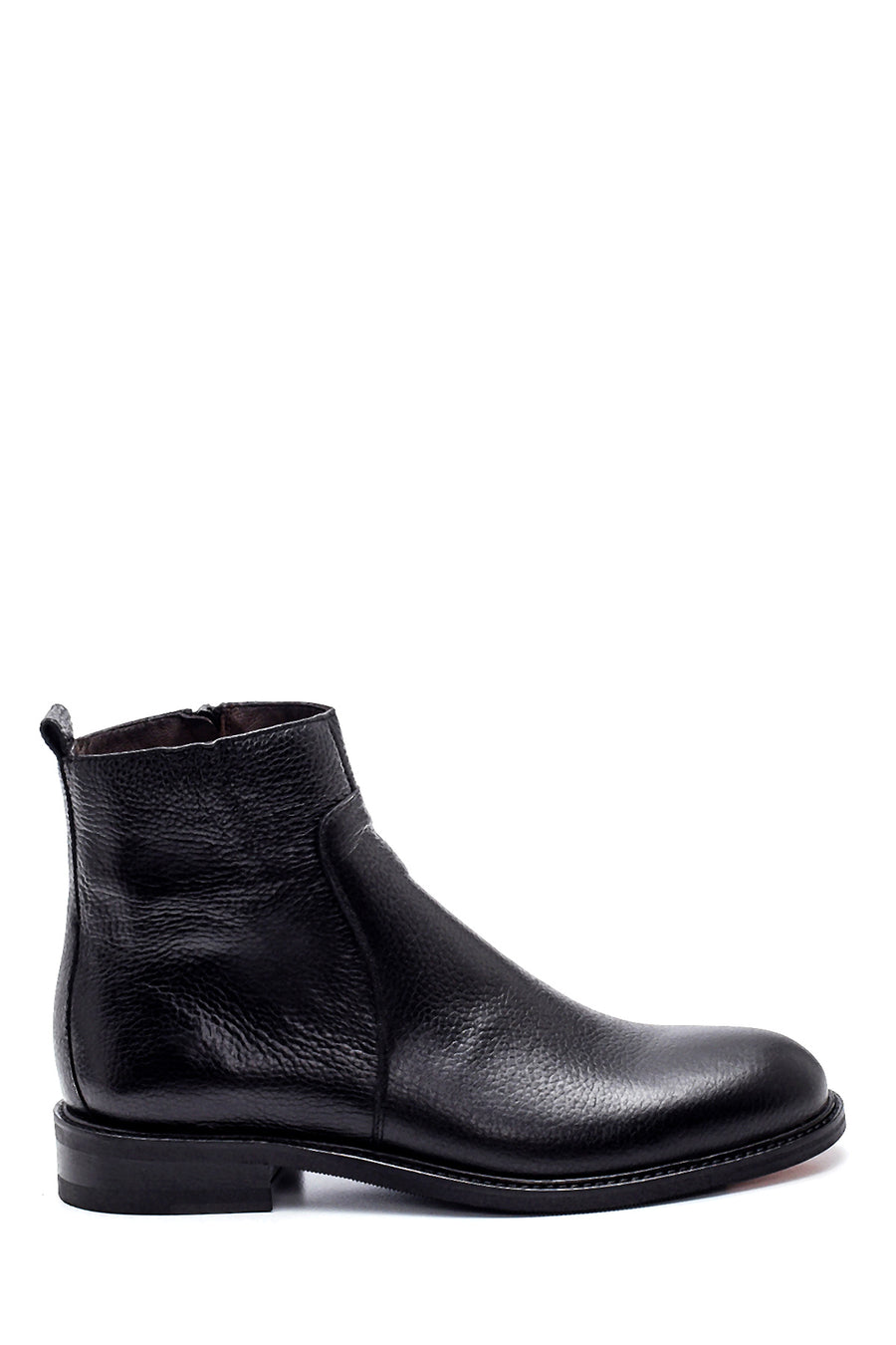 Men's Leather Zippered Boots 21WFD6017FT | Derimod