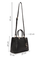 Woman Black Long-Strap Accessory-Detail Shoulder Bag | Derimod
