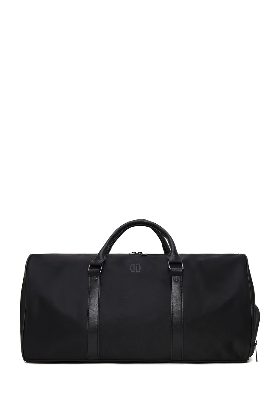 Unisex Black Long-Strap Trip Bag