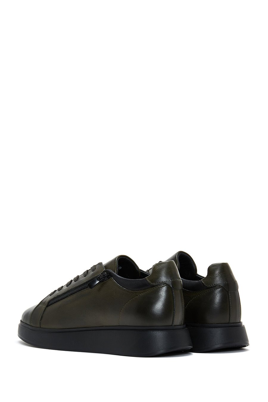 
Men's Khaki Leather Sneaker

