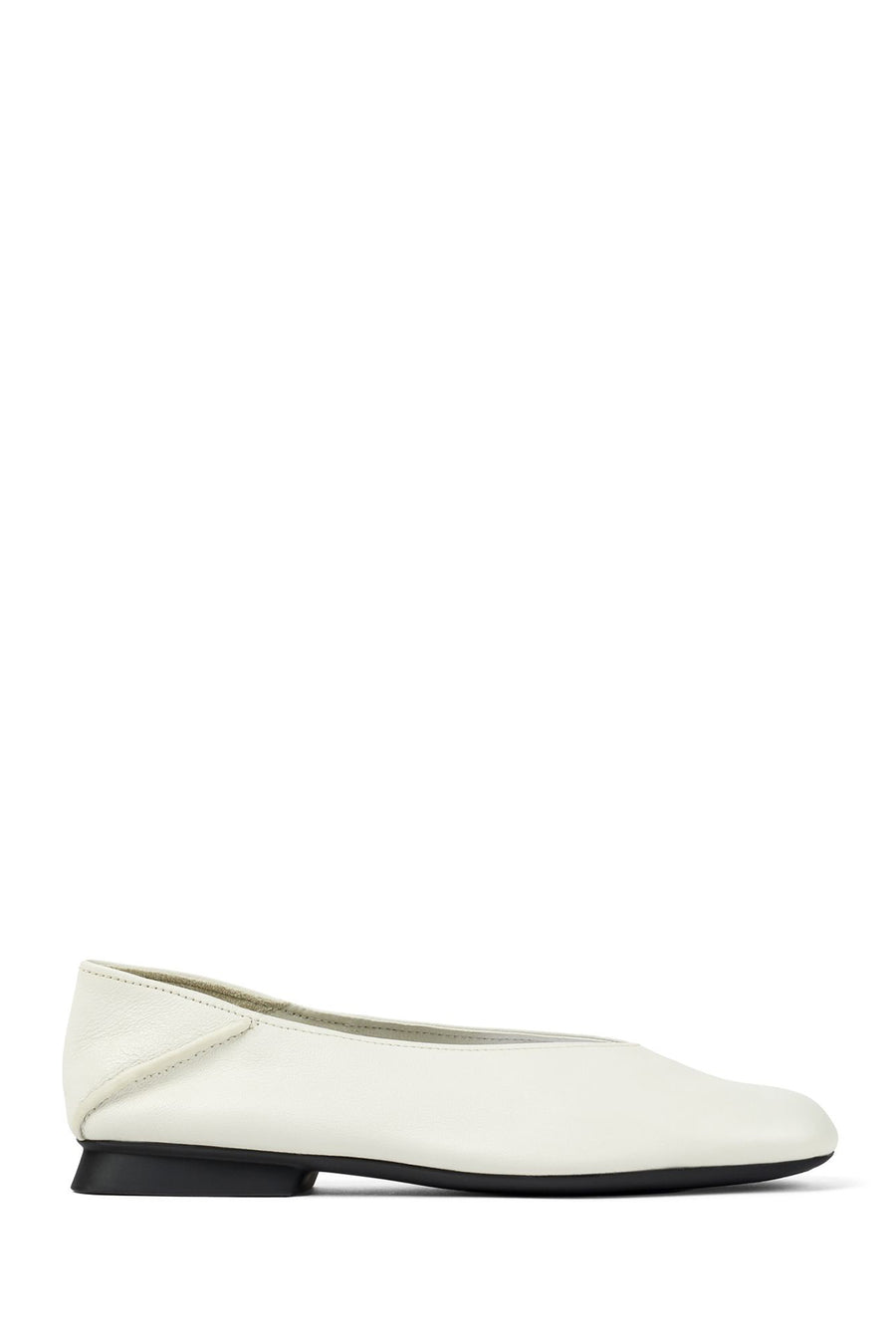 Camper Women's White Casi Myra Leather Ballerinas K201253 | Derimod