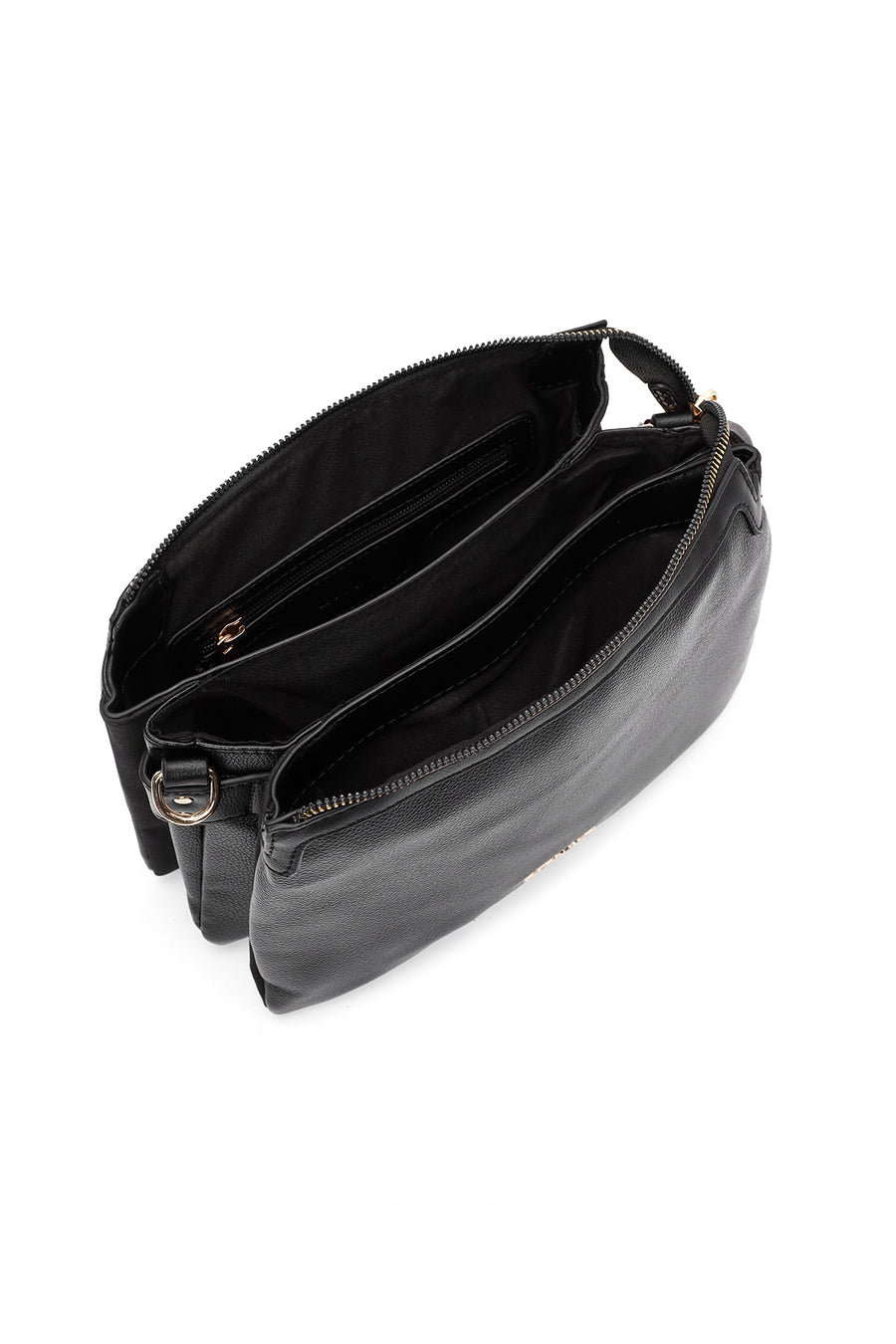 Woman Black Accessory-Detail Crossbody Bag