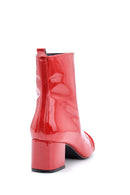 Women's Heeled Patent Leather Boots | Derimod
