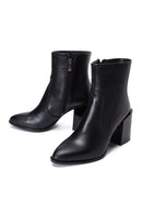 Women's Leather Heeled Boots | Derimod