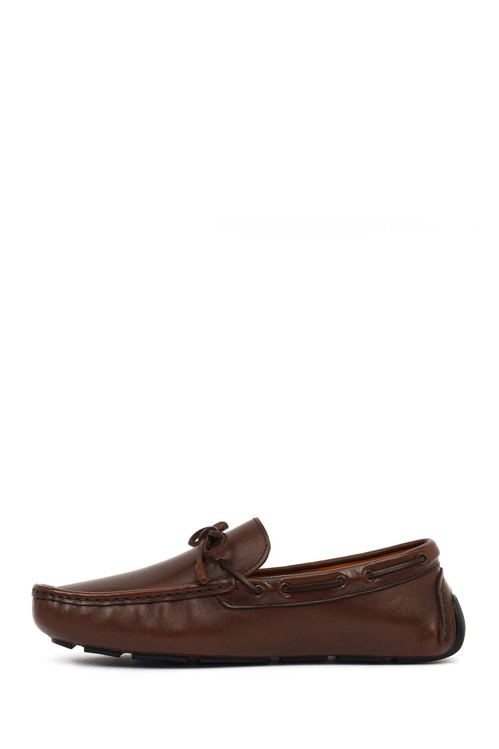 Erkek Kahverengi Deri Casual Loafer