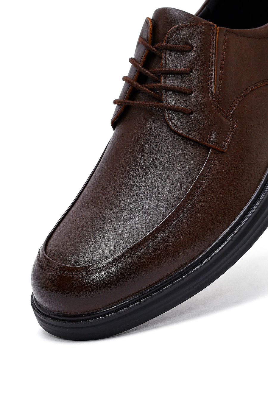 Men's Brown Lace Up Leather Casual Shoes