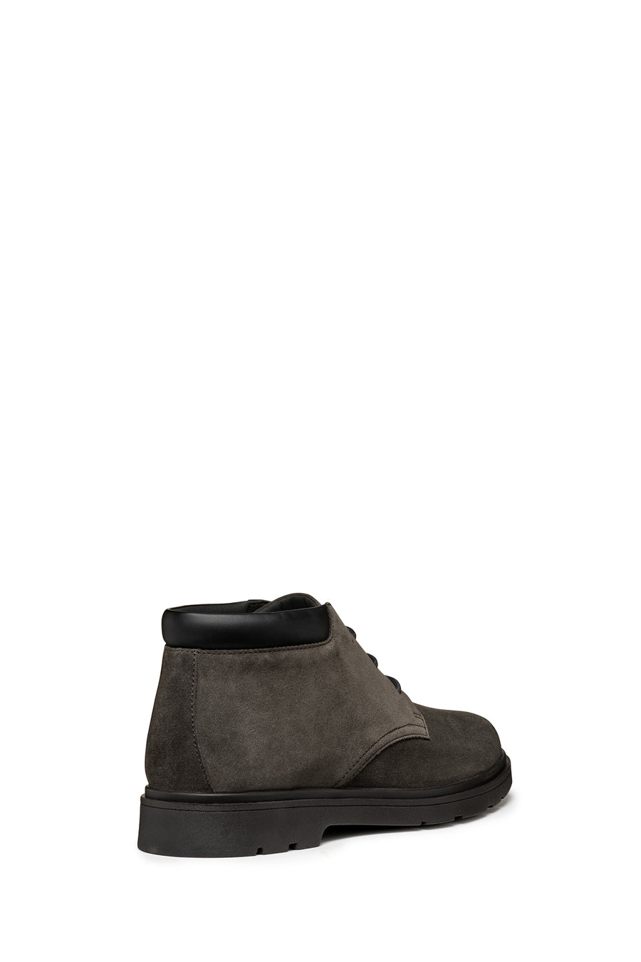 Geox Men's Mink Spherica Ec1 Lace-Up Suede Leather Boots