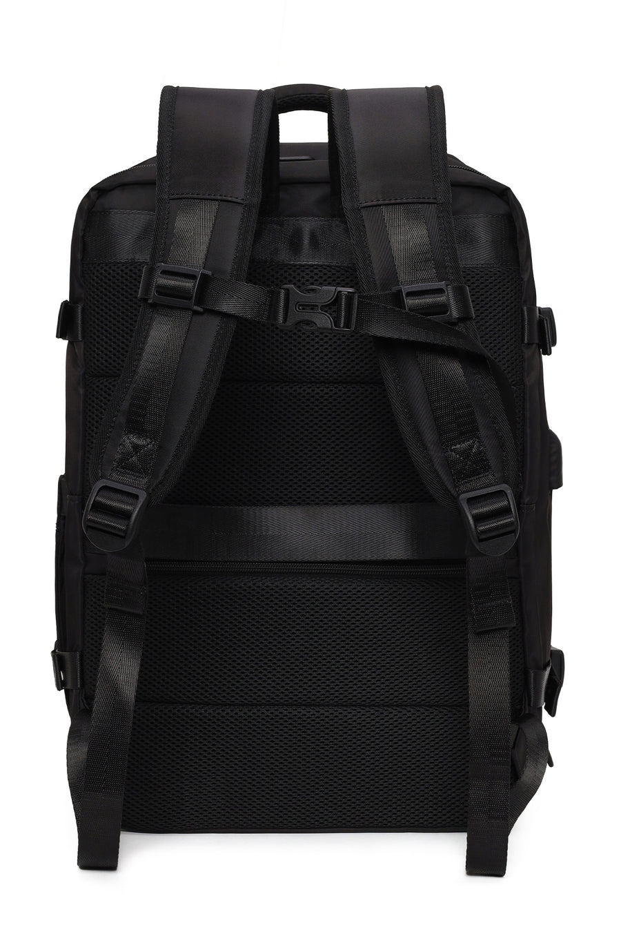 D-Pack Male Black Fabric Backpack
