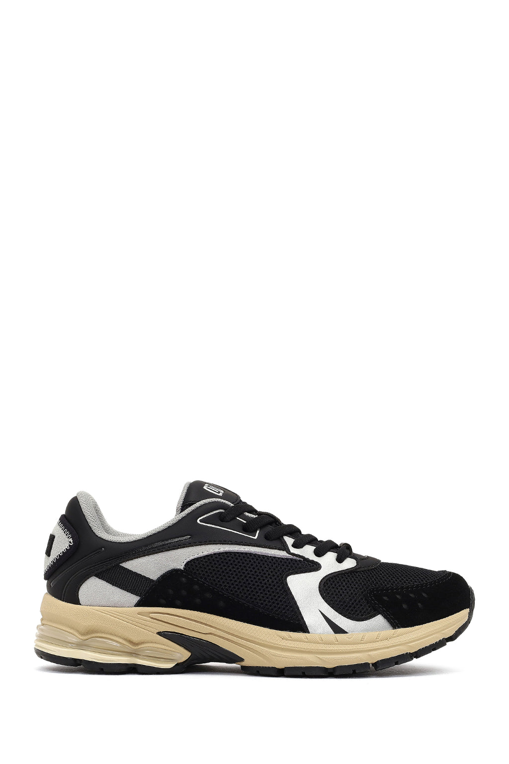 Derimod Studio Kadın Siyah Bağcıklı Kalın Tabanlı Sneaker
