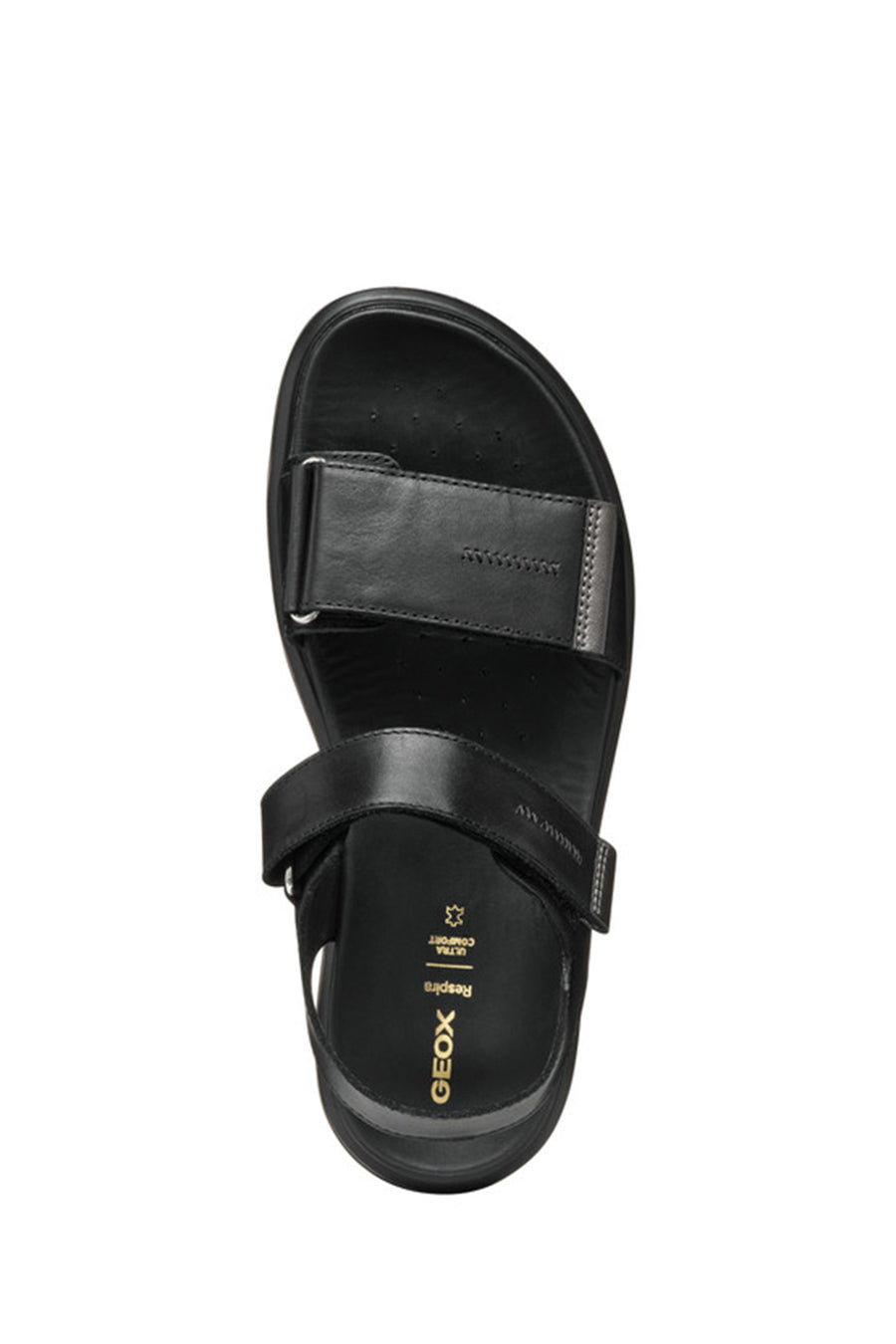 Geox Kadın Siyah D Xand 2S E - Smo. Lea + Pear Bantlı Deri Sandalet