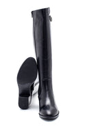 Women's Leather Heeled Boots | Derimod
