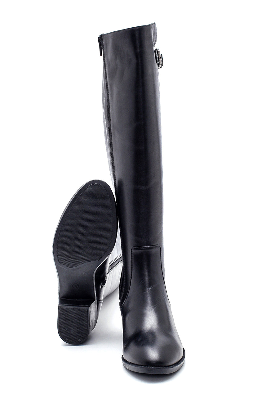 Women's Leather Heeled Boots