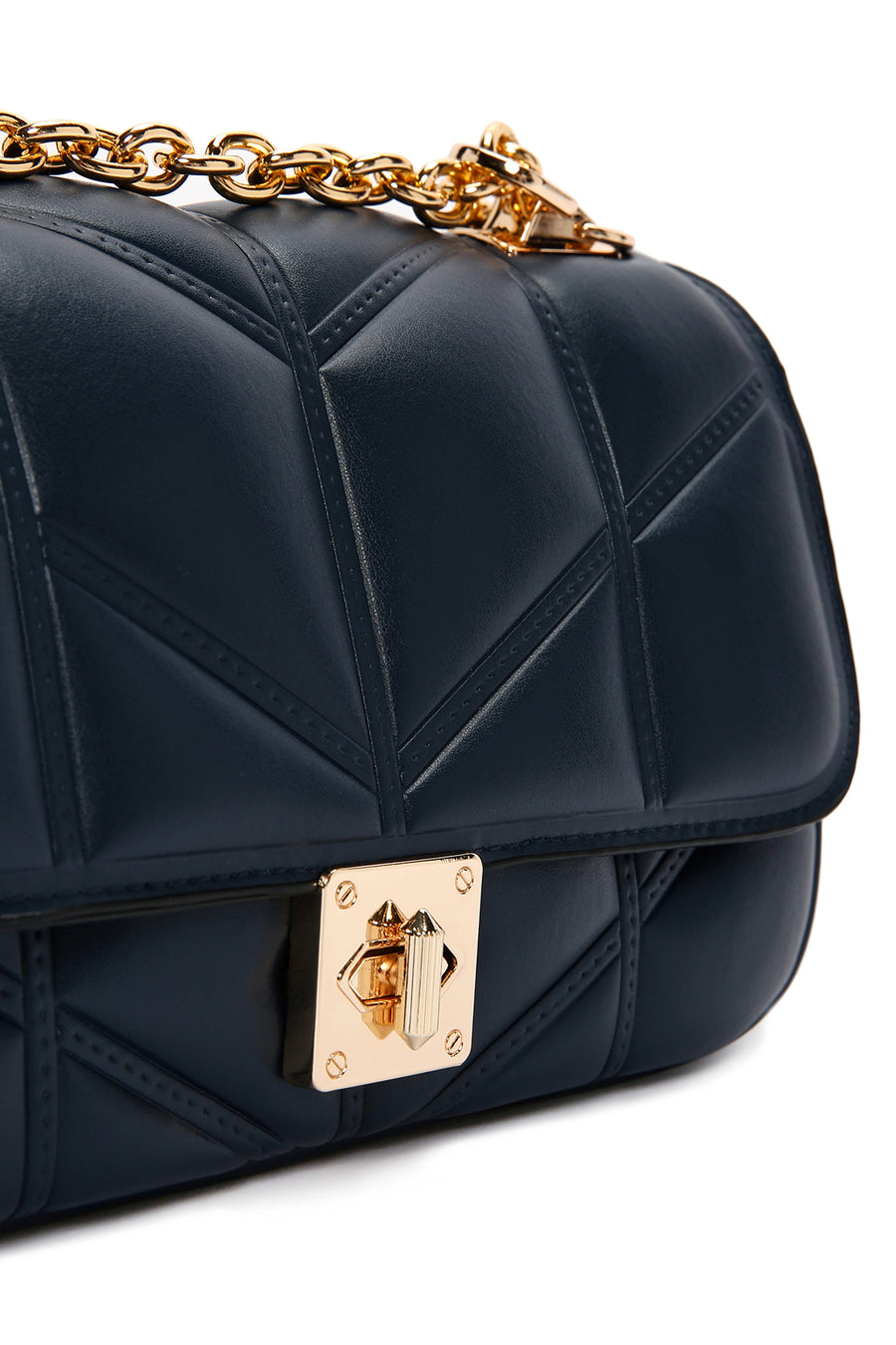 Women's Navy Blue Long Strap Crossbody Bag