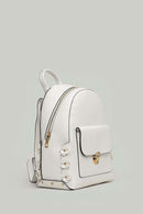 White Women's Backpack | Derimod