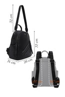 Woman Black Long-Strap Backpack | Derimod