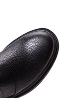 Men's Black Leather Casual Chelsea Boots | Derimod