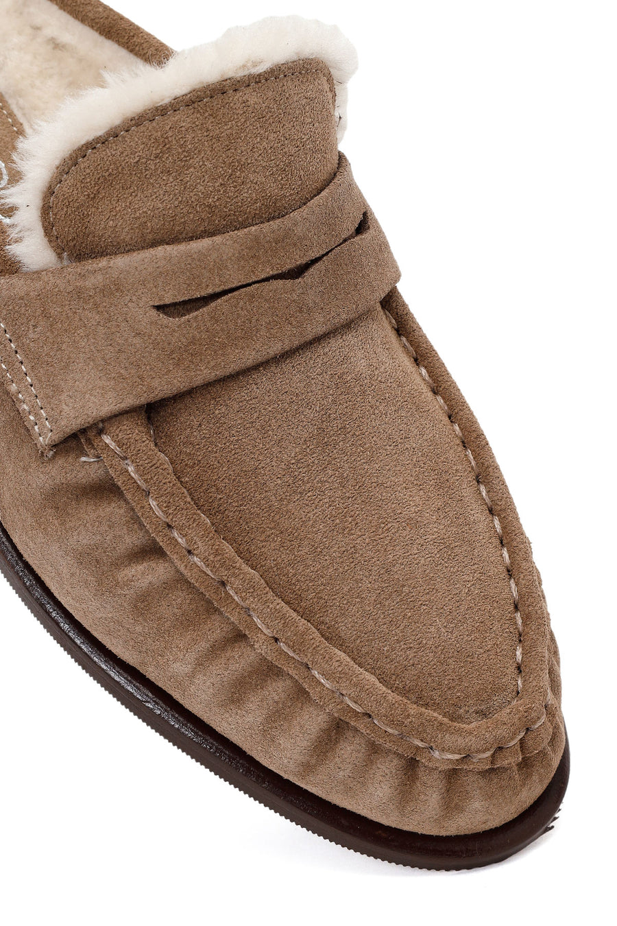 Woman Mink Suede Slipper