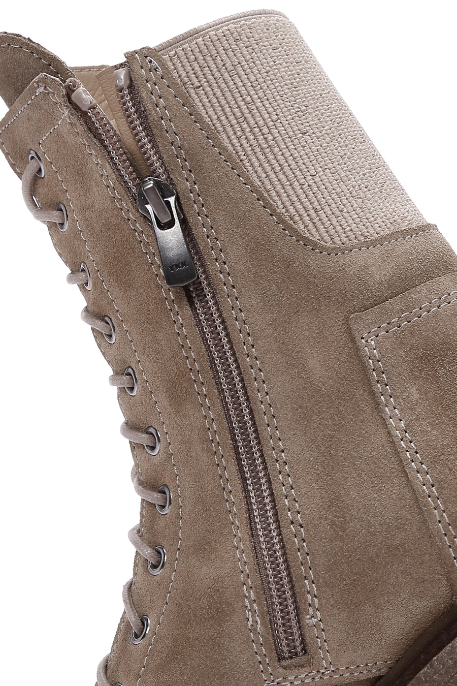 Women's Beige Suede Leather Boots