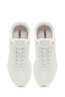 Women's White Lace-Up Sneaker | Derimod